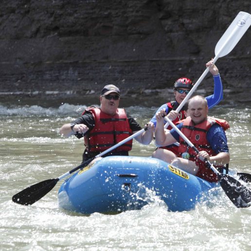 Kayakers in Zoar Valley