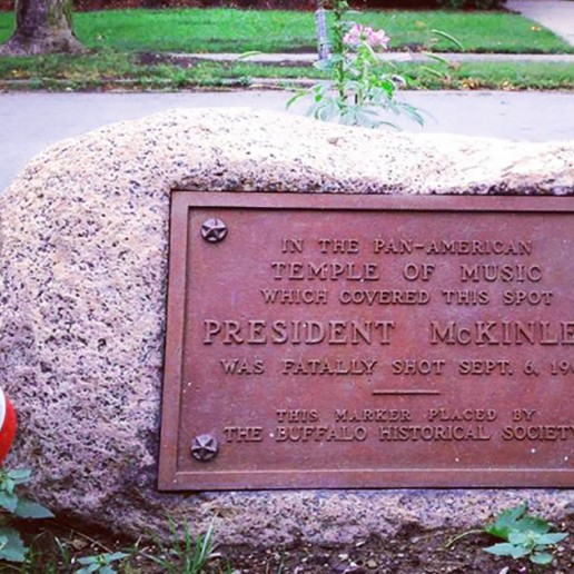 Mickinley rock at President McKinley Assassination Site