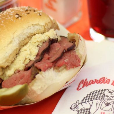 Beef on weck sandwich