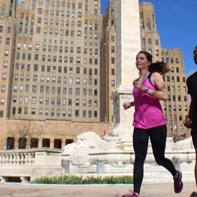 Runners in Buffalo, NY