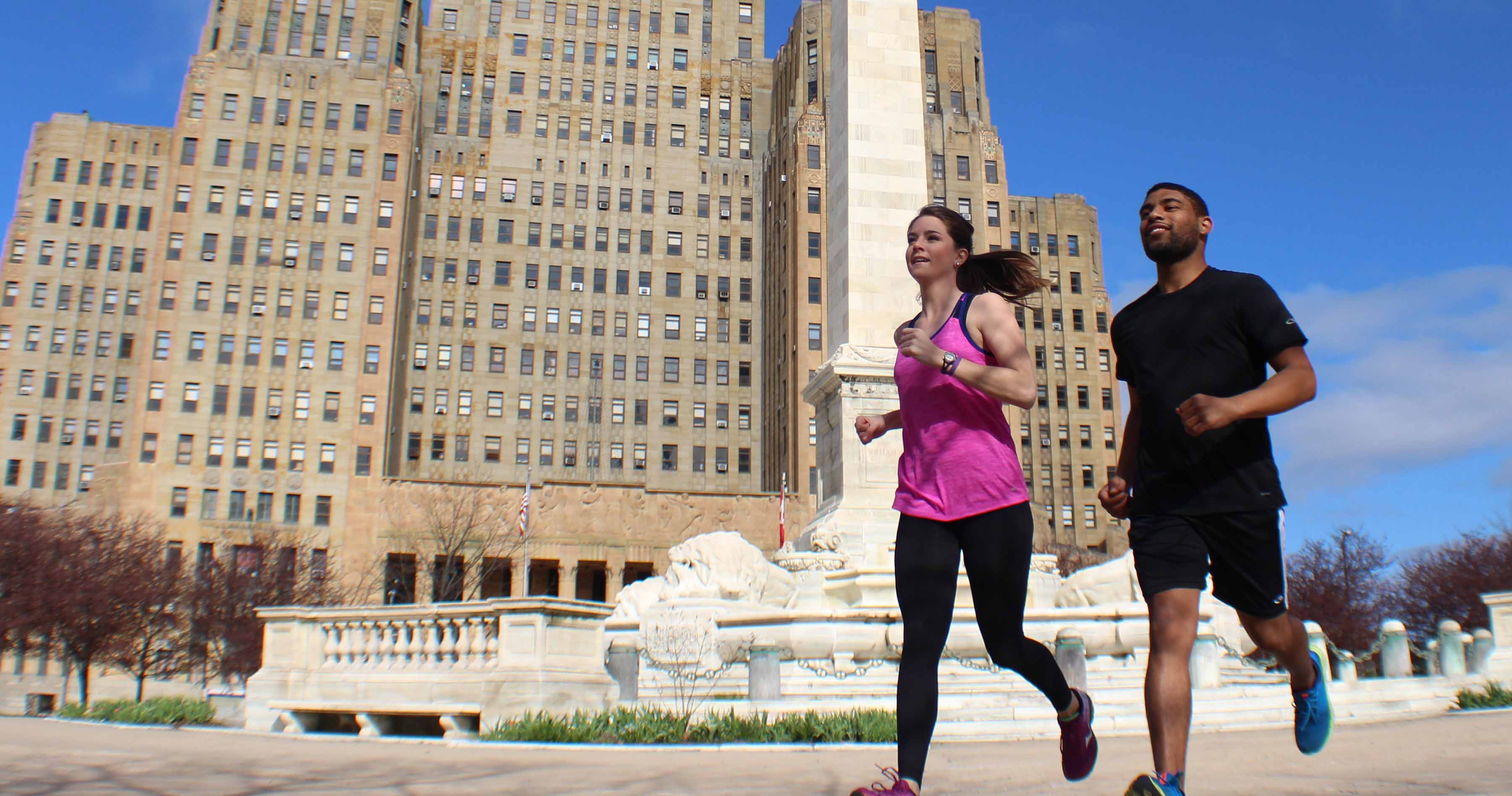 Runners in Buffalo, NY