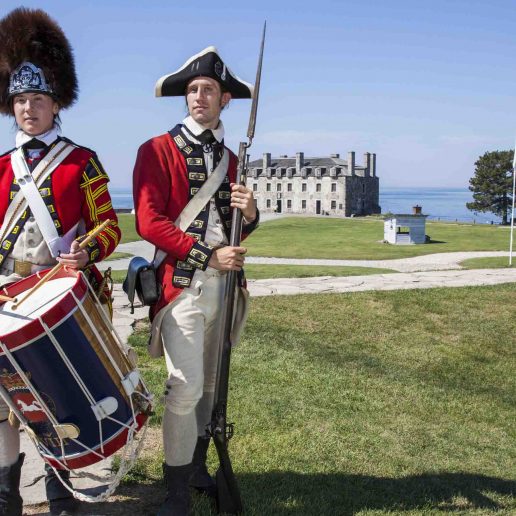 Soldiers at Old Fort Niagara