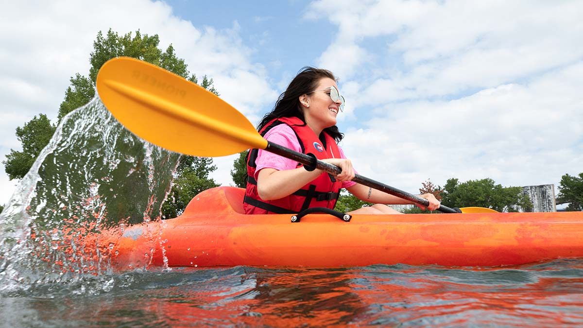 Kayaking in the Outer Harbor