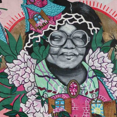 Part of the Heritage Arts Mural Project, “We Rise by Lifting Others” showcases Niagara Falls’ Hero of Public Housing, Doris Jones