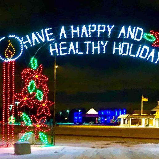 Fairgrounds holiday display